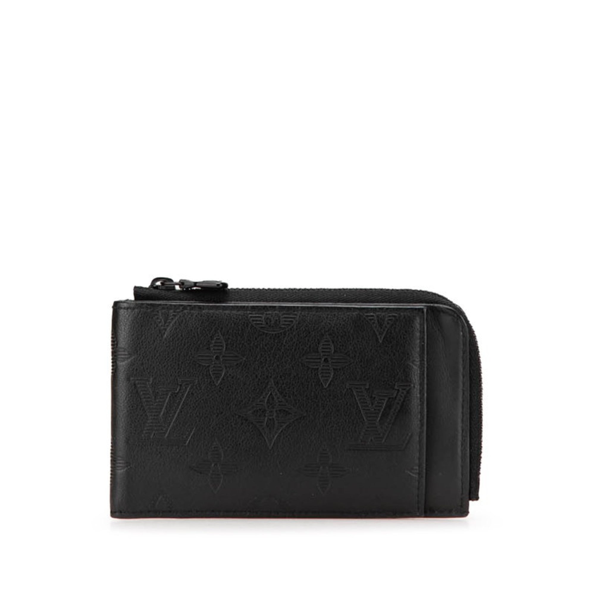 Louis Vuitton Black Noir Leather Coin Purse/Coin Case