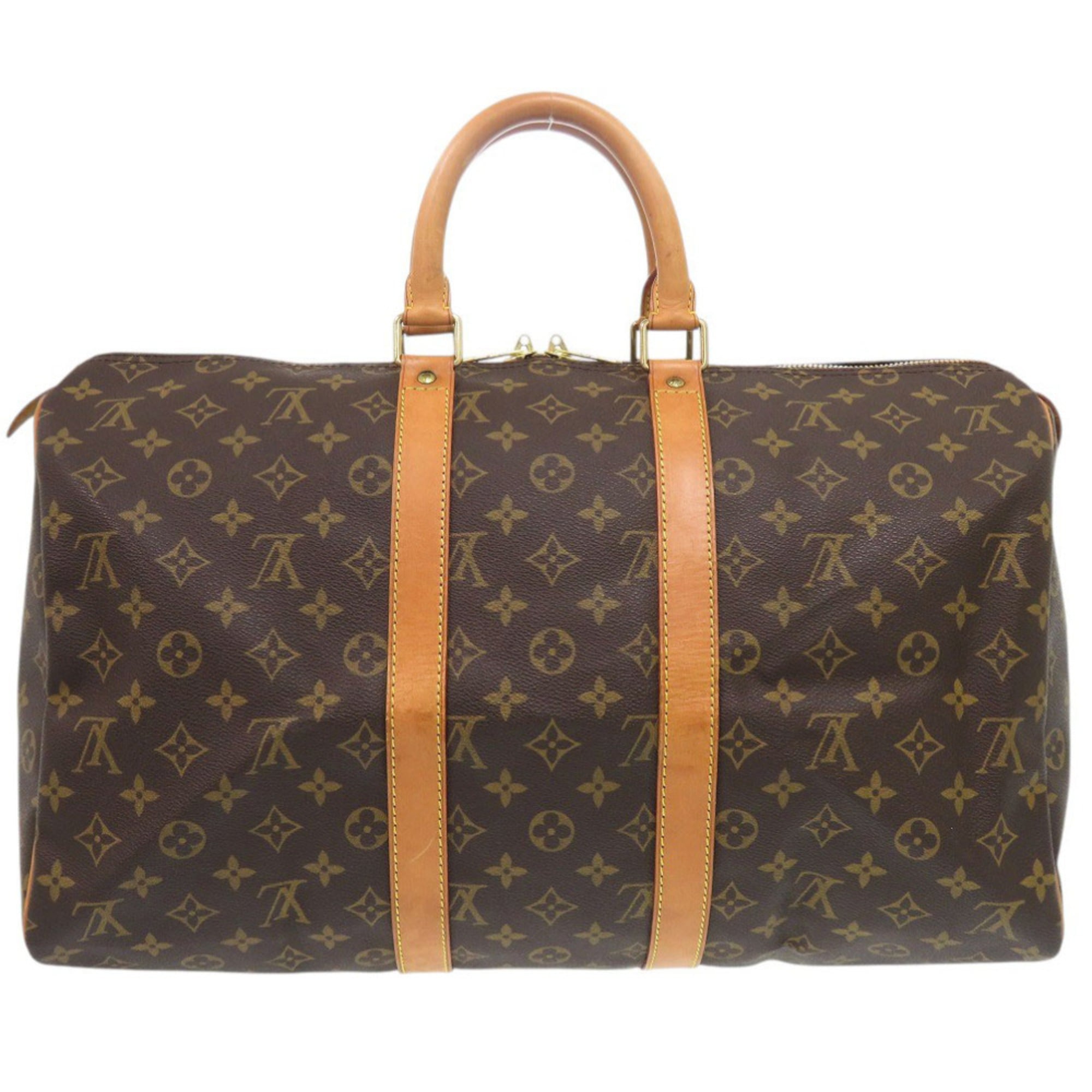 Louis Vuitton Brown Monogram Canvas Boston Bag