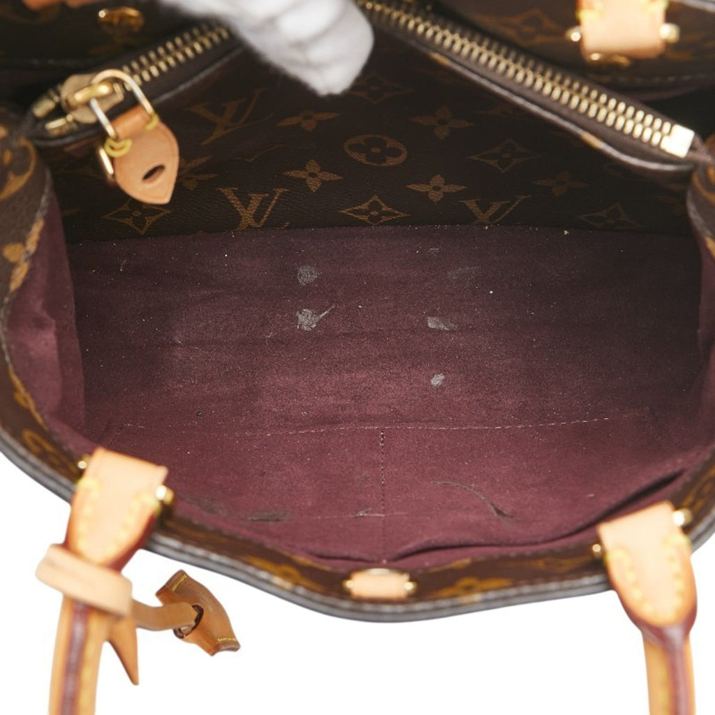 Louis Vuitton Monogram Brown Pvc Leather Handbag Shoulder Bag