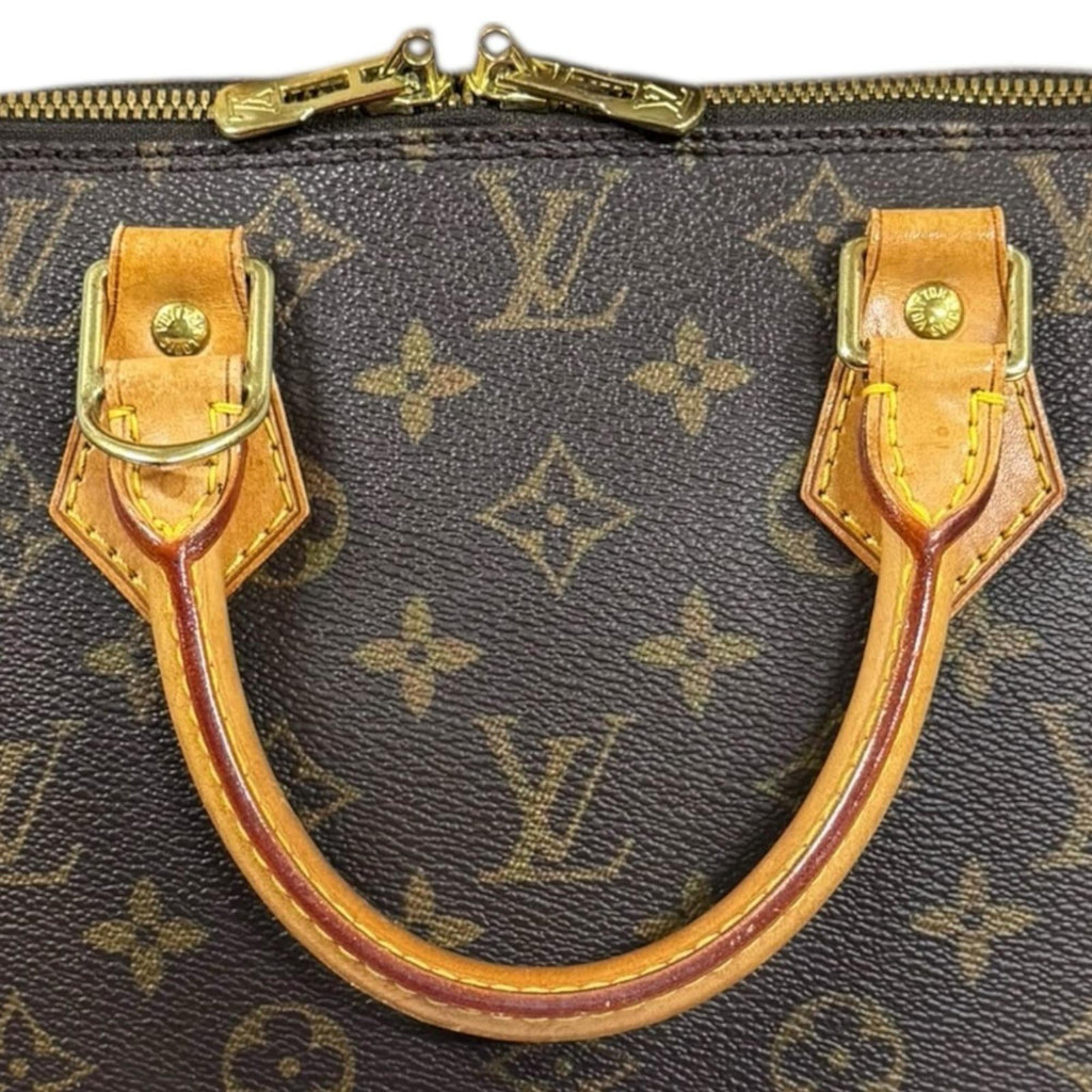 Louis Vuitton Brown Monogram Canvas Handbag