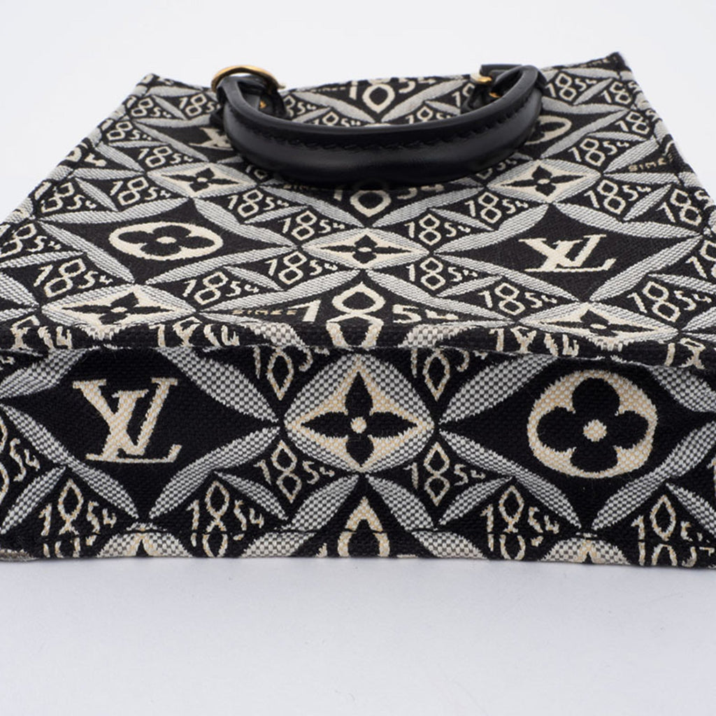 Louis Vuitton Black White Monogram Jacquard Shoulder Bag