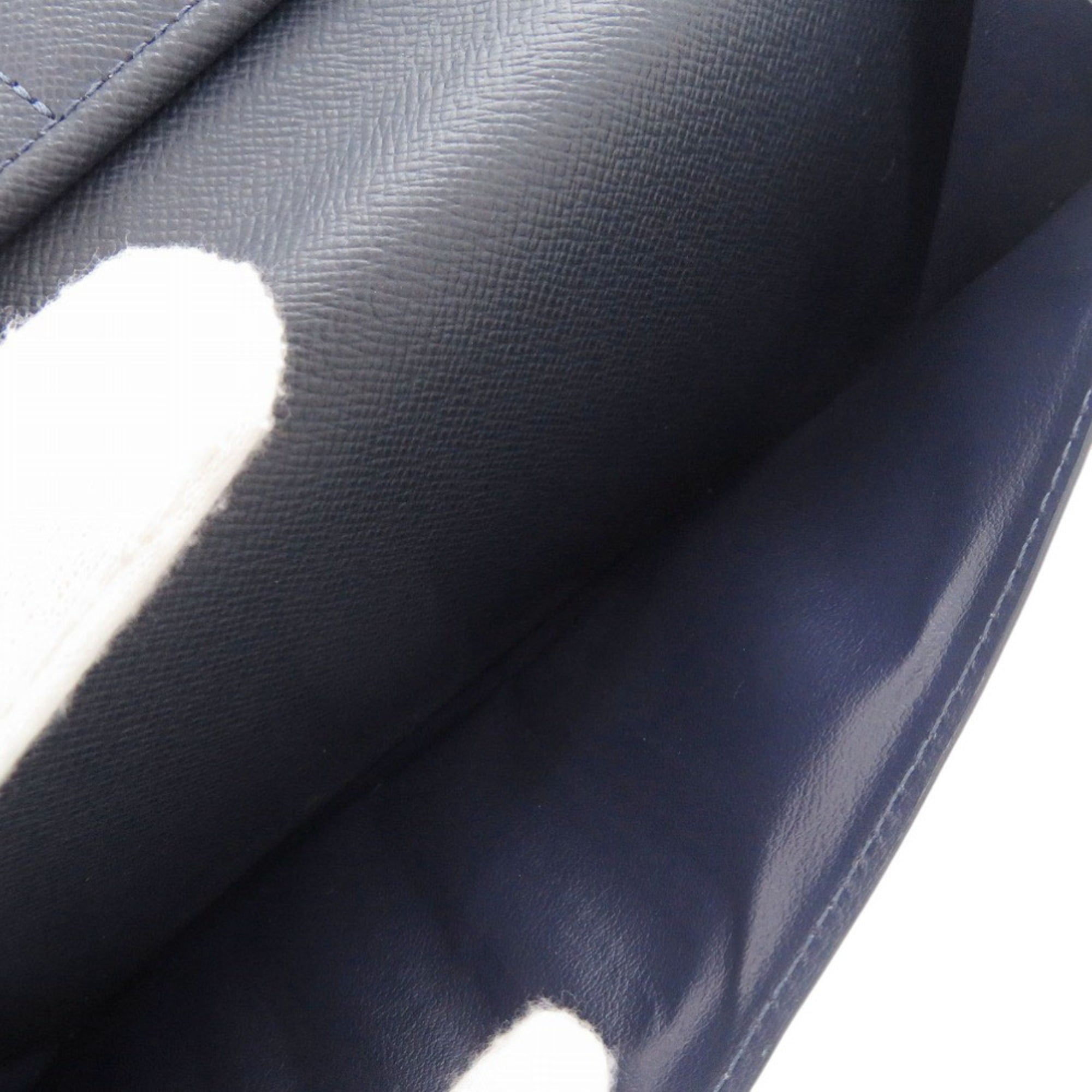 Louis Vuitton Navy Taiga Leather Long Wallet