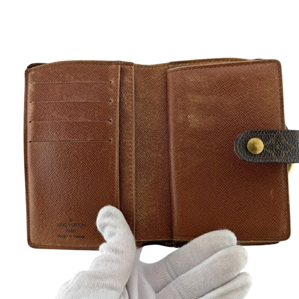 Louis Vuitton Monogram Brown Leather Wallet