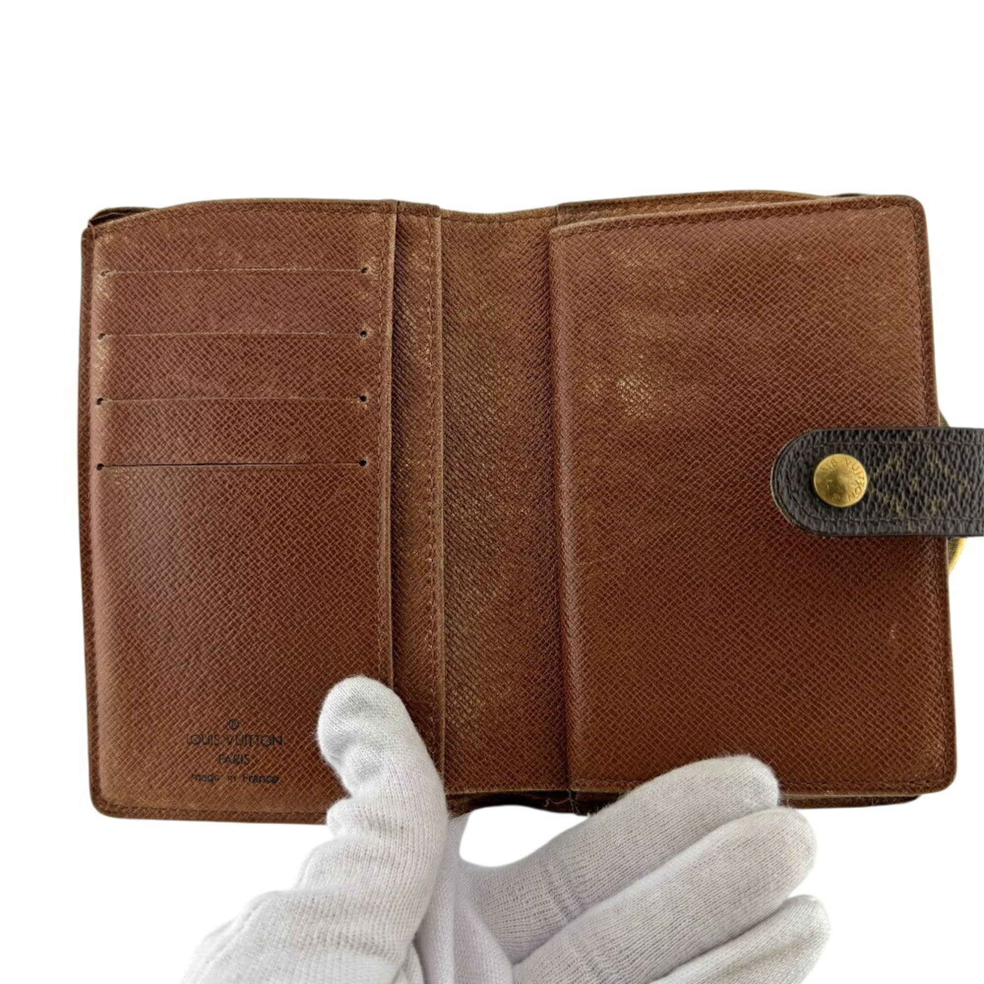 Louis Vuitton Monogram Brown Leather Wallet