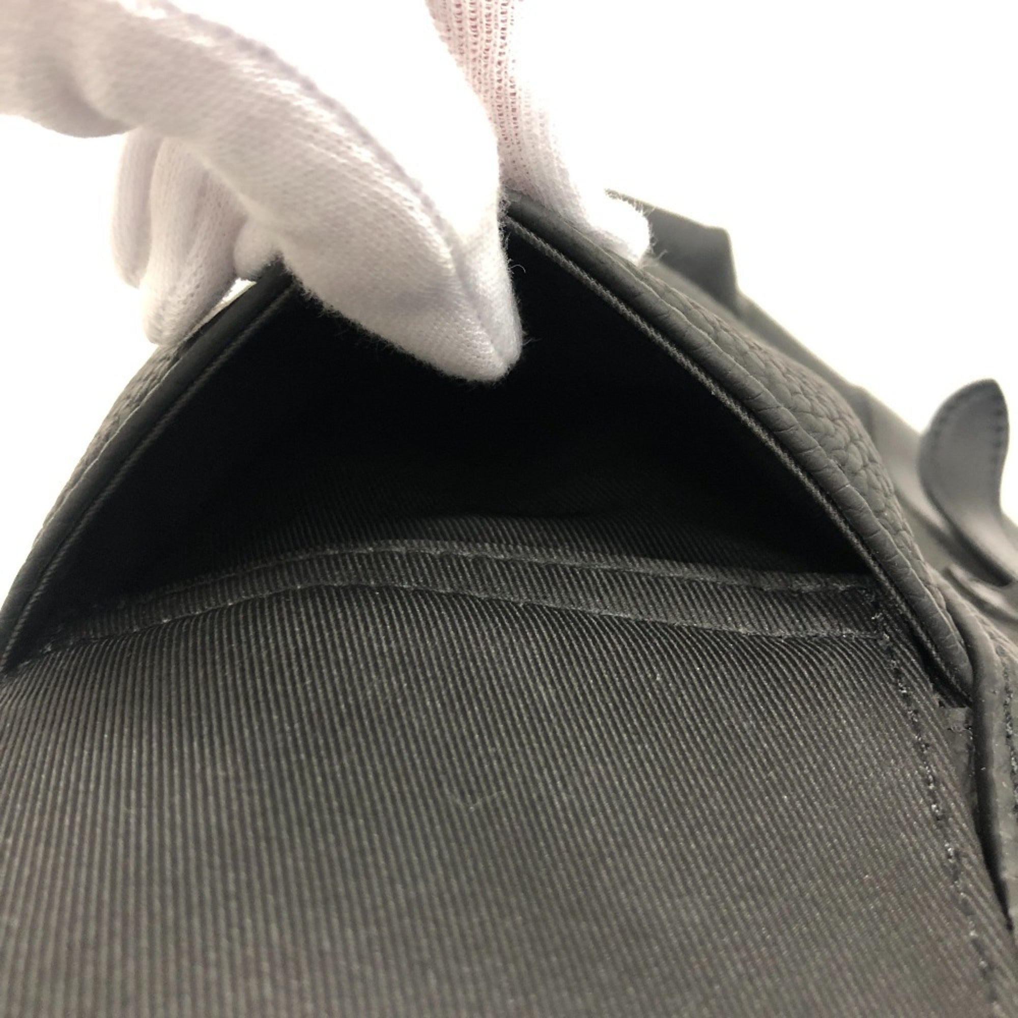 Louis Vuitton Taurillon Black Leather Tote Bag