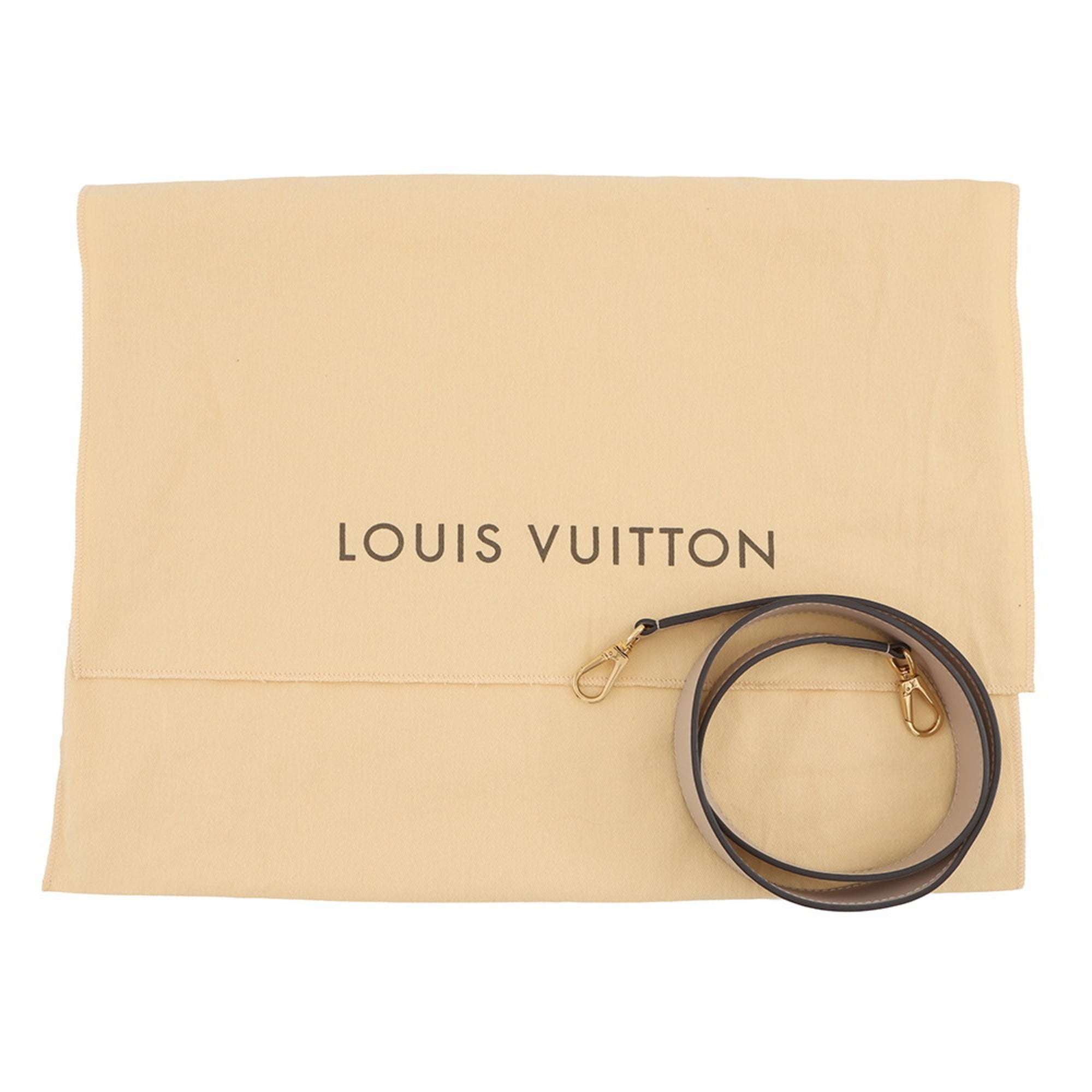 Louis Vuitton Grayish Light Blue Monogram Leather Handbag Shoulder Bag