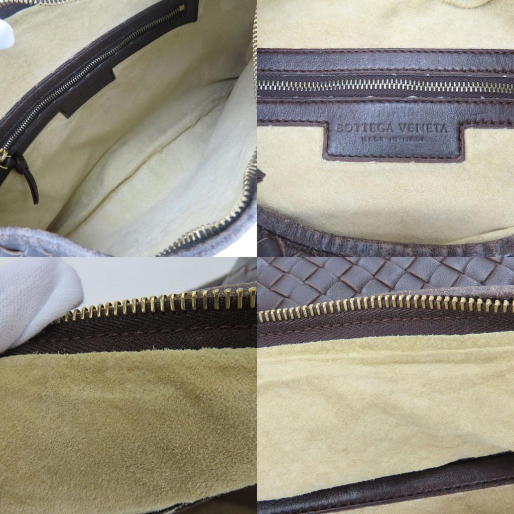Bottega Veneta Intrecciato Brown Leather Shoulder Bag