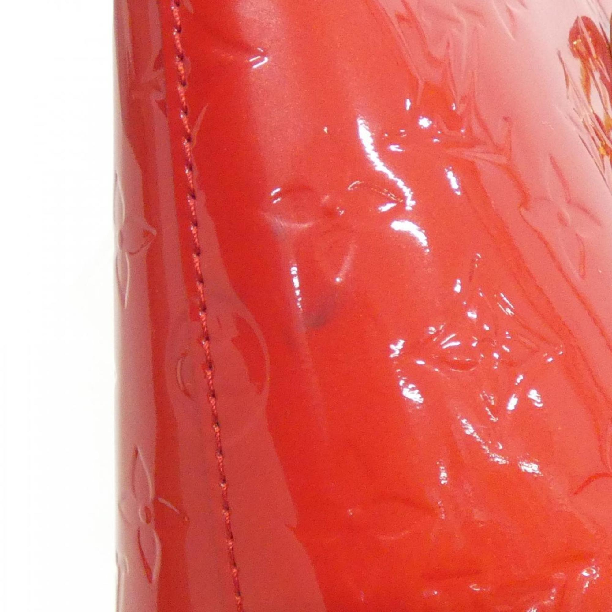 Louis Vuitton Cerise Red Color Leather Handbag