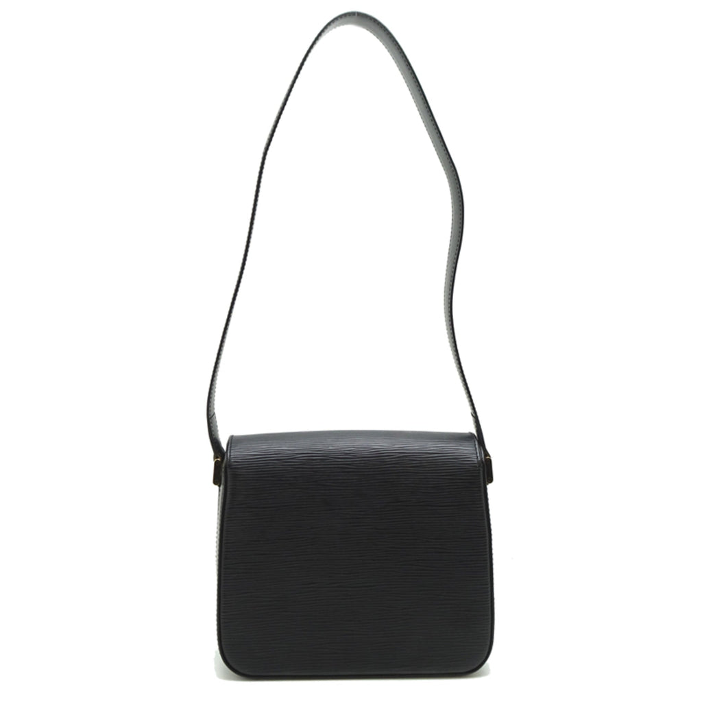Louis Vuitton Black Noir Epi Leather Shoulder Bag