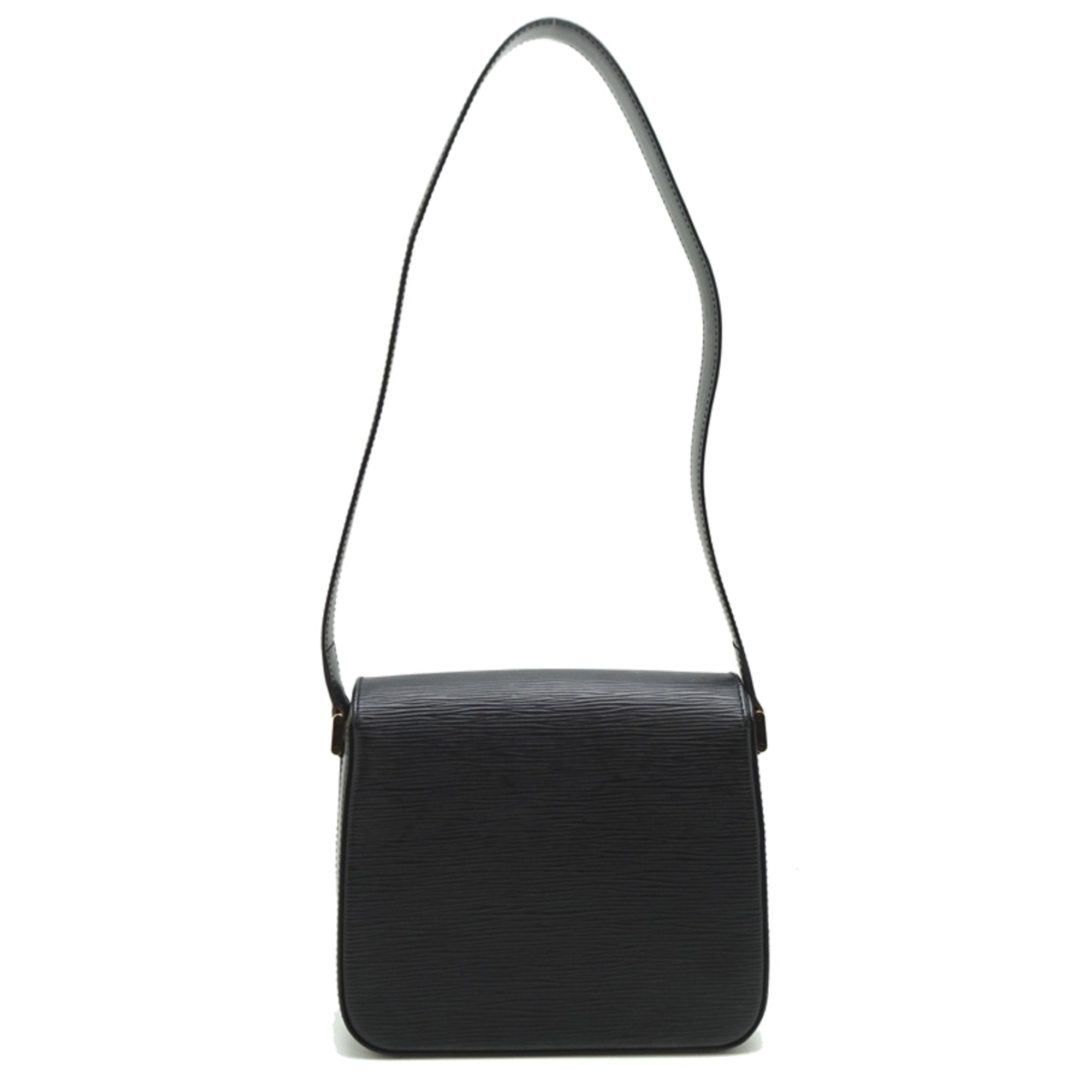 Louis Vuitton Black Noir Epi Leather Shoulder Bag