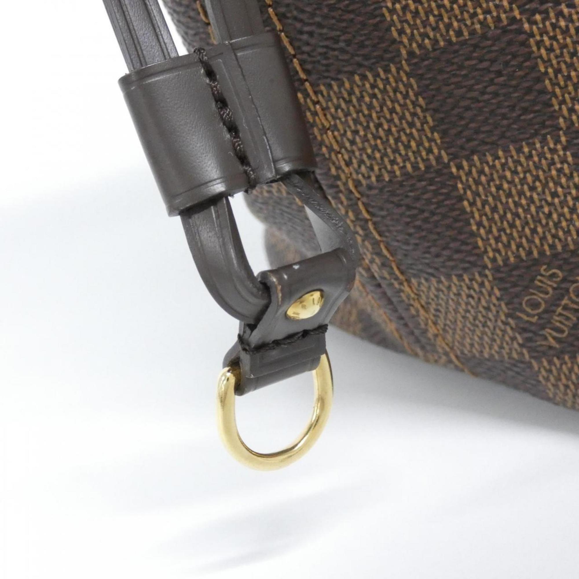 Louis Vuitton Brown Coated Canvas Handbag