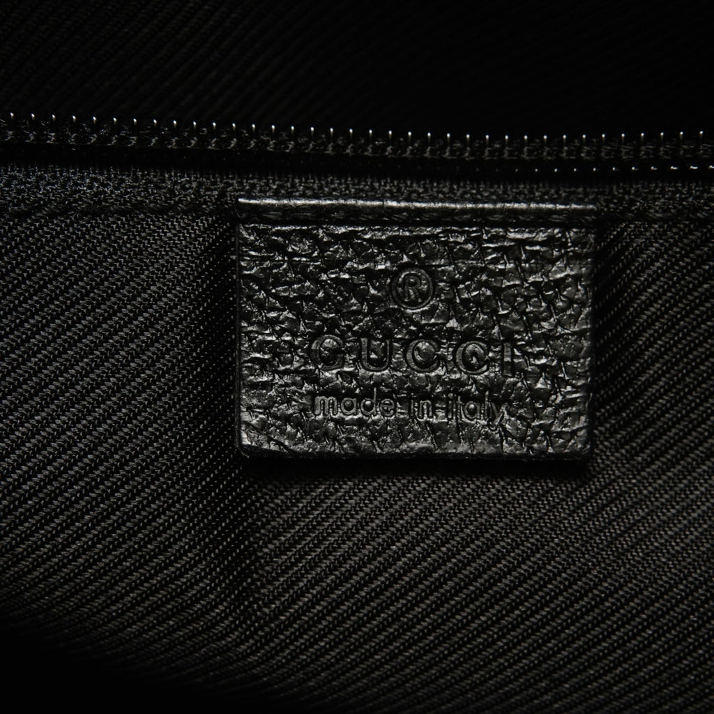 Gucci Gg Canvas Black Gg Canvas Shoulder Bag (Pre-Owned)