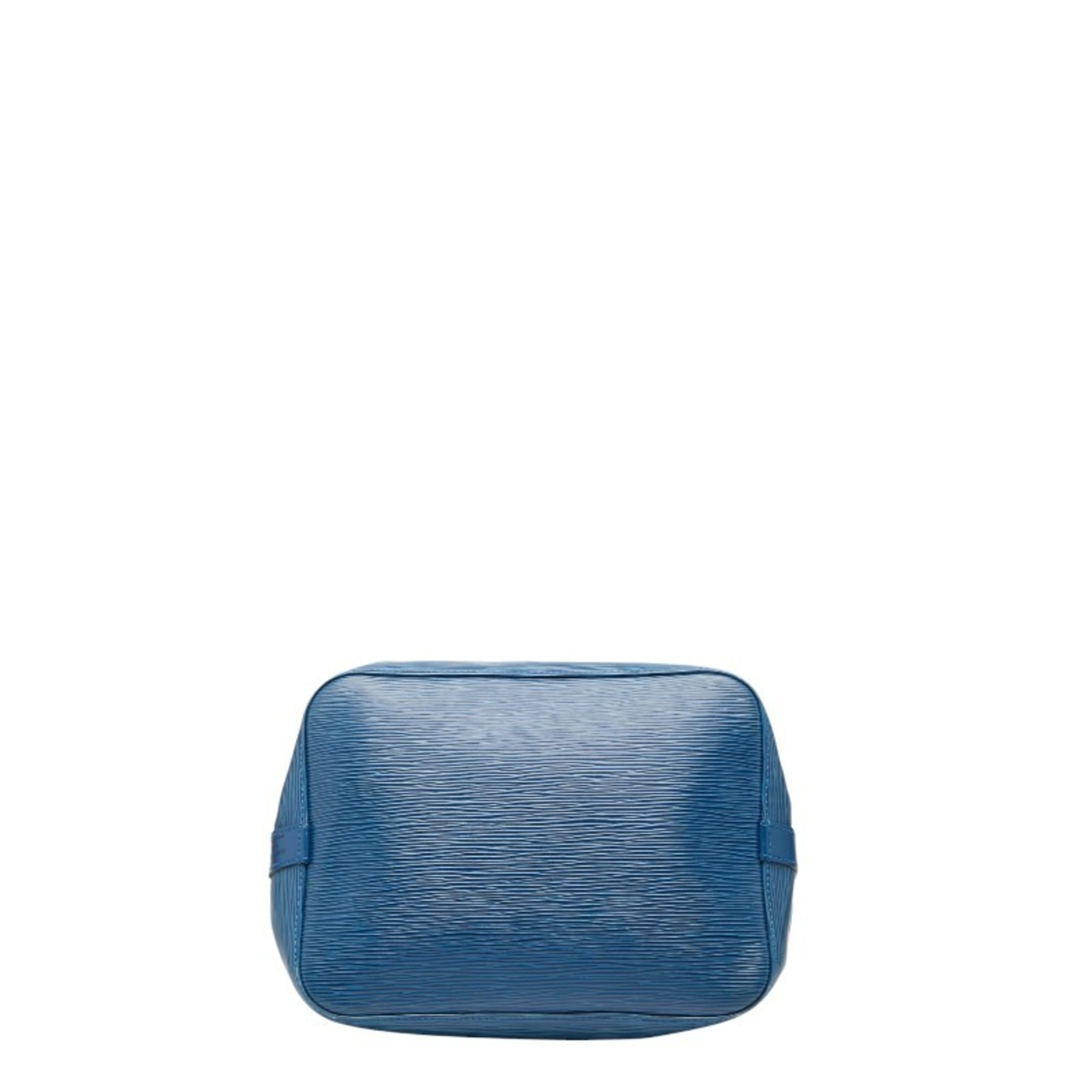 Louis Vuitton Toledo Blue Leather Handbag Shoulder Bag