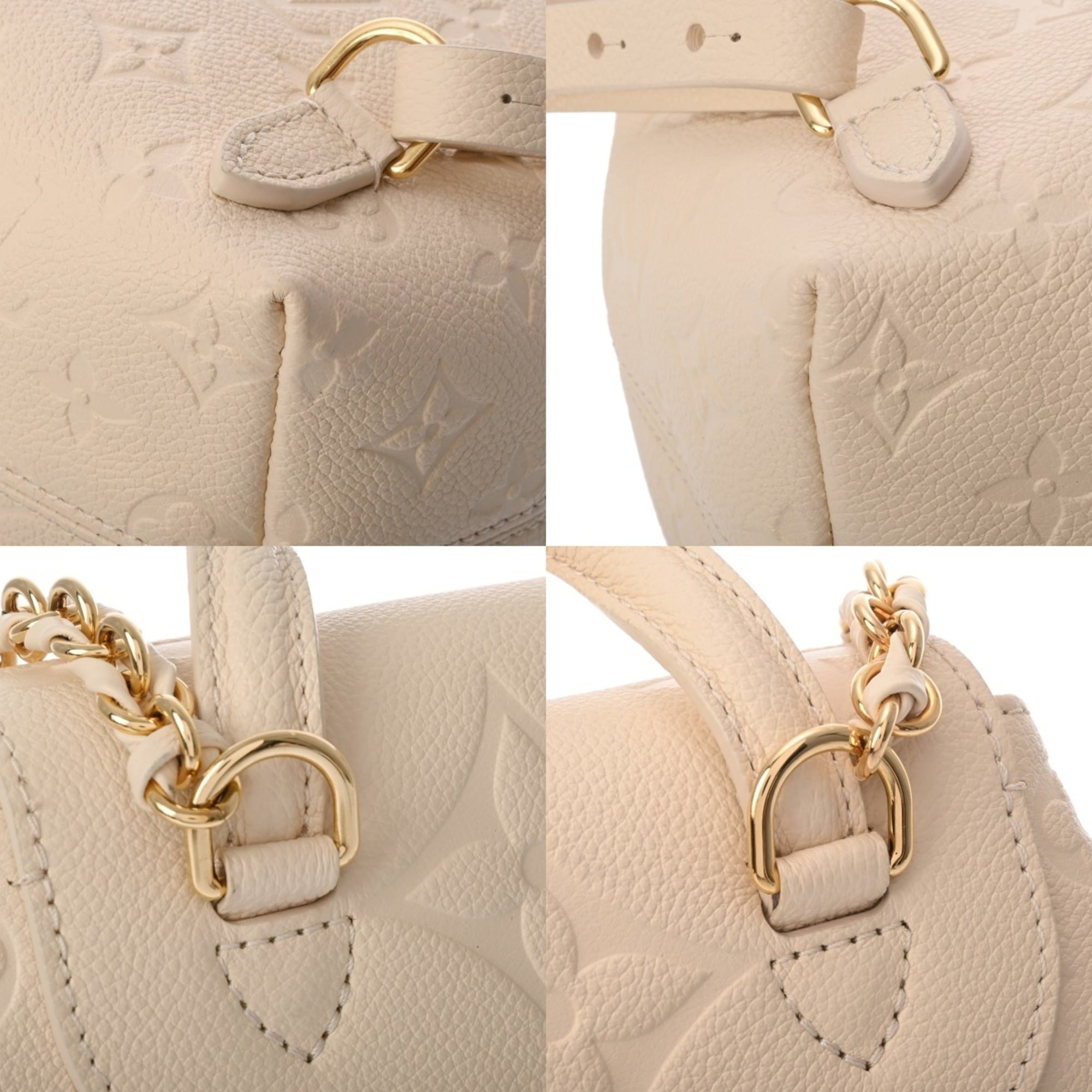 Louis Vuitton White Leather Backpack