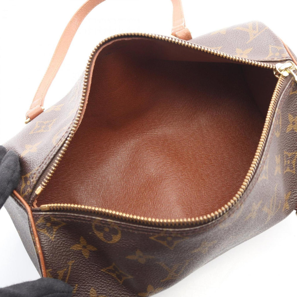 Louis Vuitton Brown Monogram Coated Canvas Leather Handbag