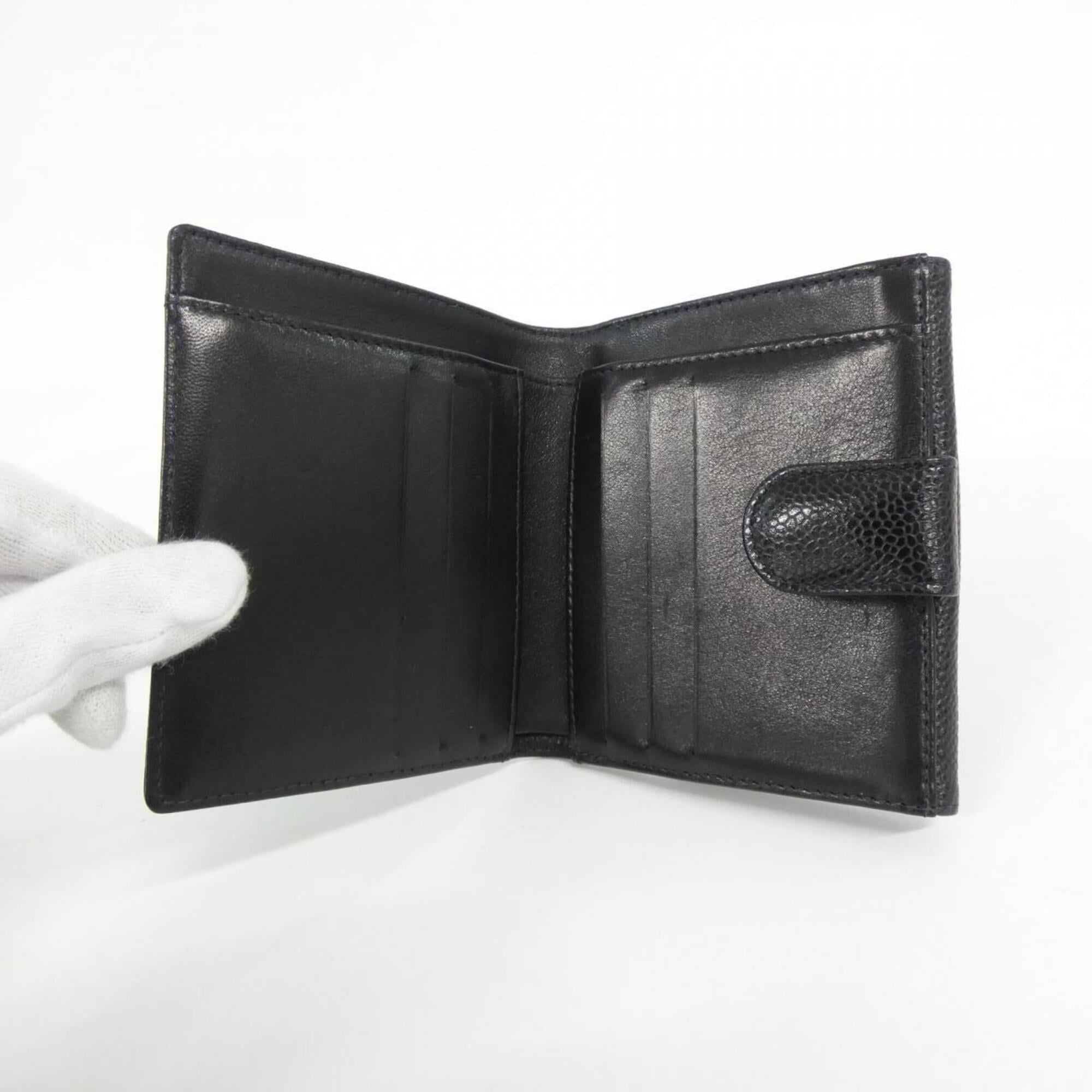 Chanel Black Grained Calfskin