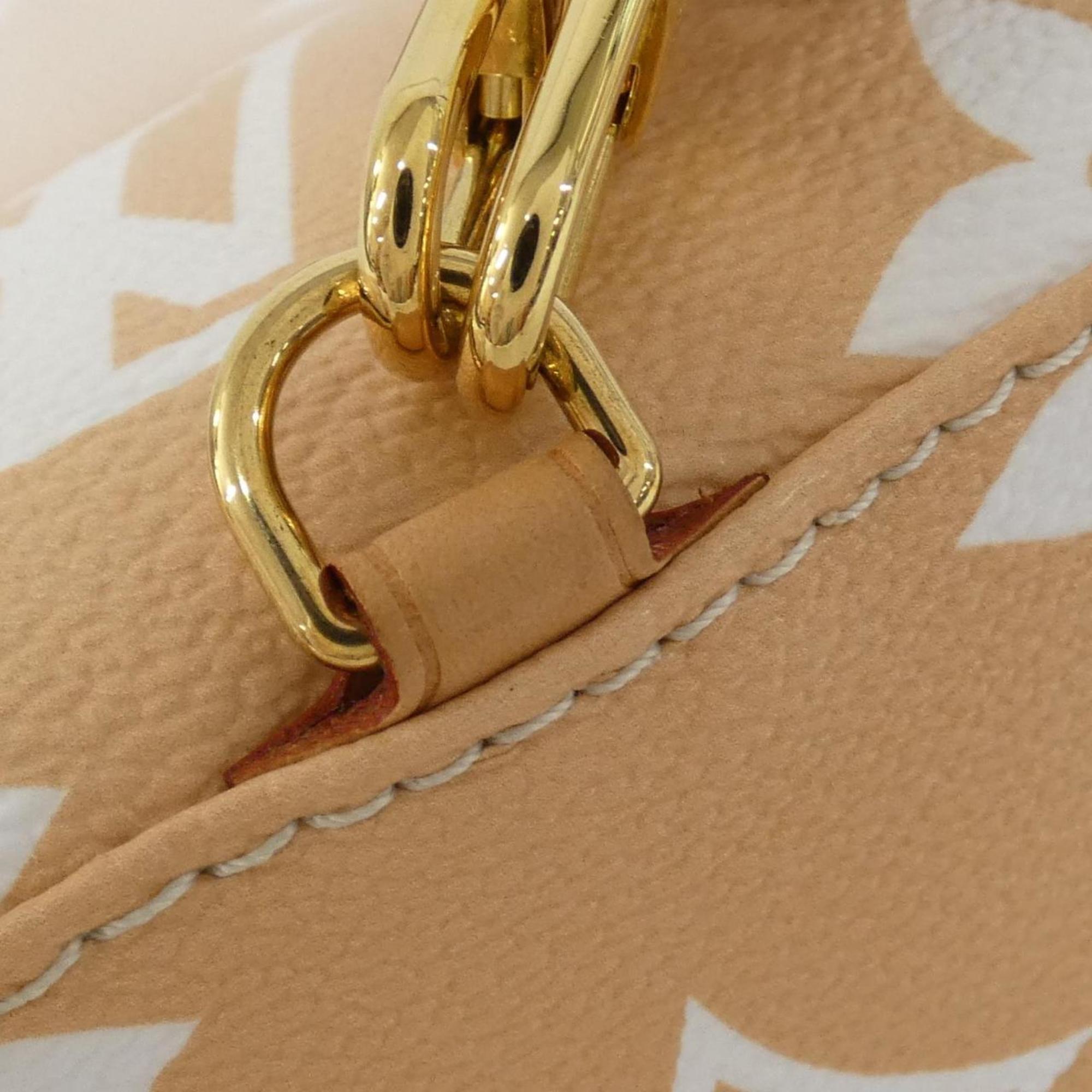 Louis Vuitton Beige White Coated Canvas Backpack