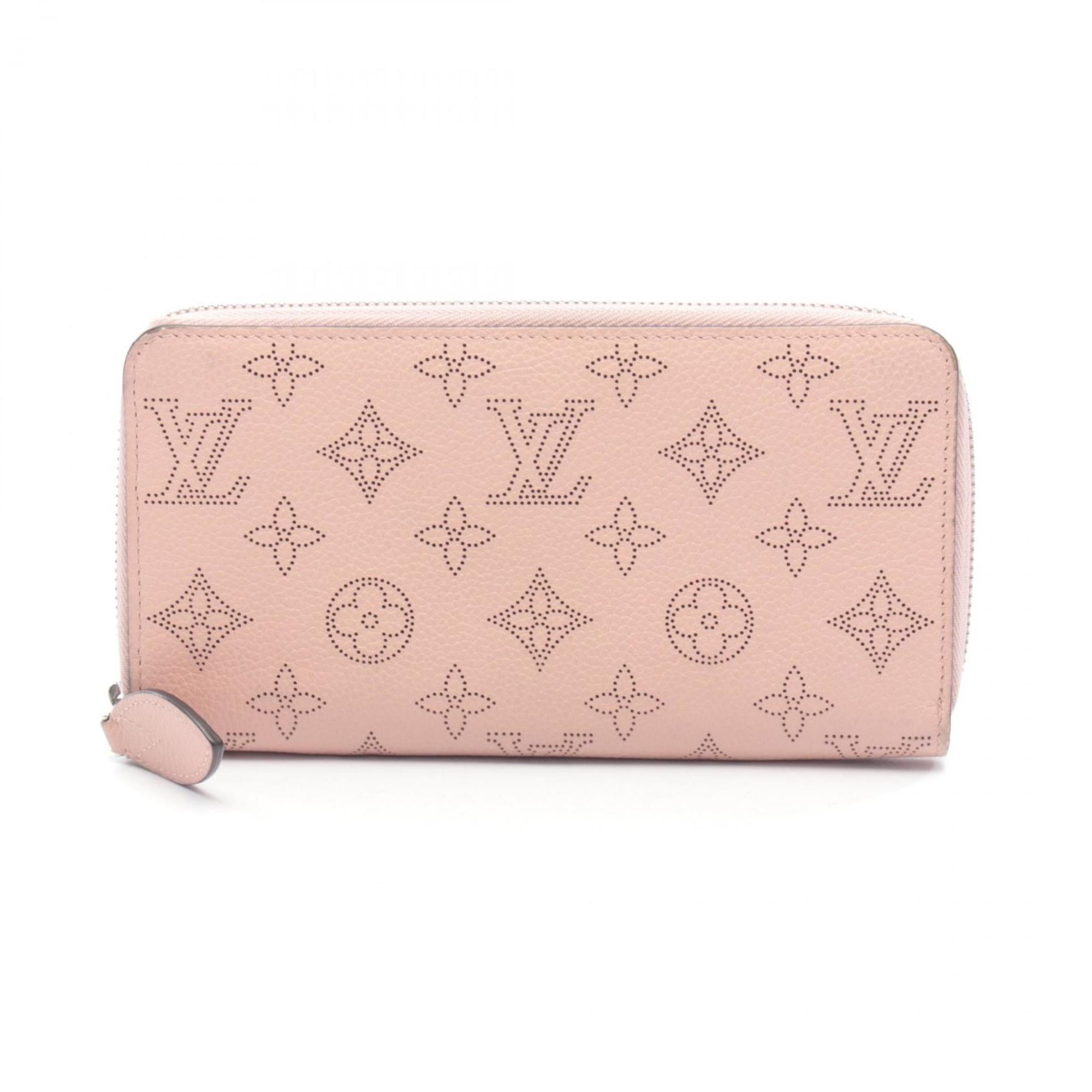 Louis Vuitton Magnolia Pink Mahina Leather Long Wallet