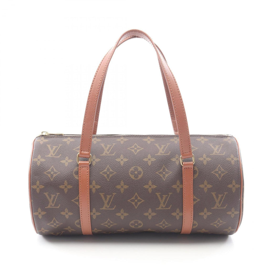 Louis Vuitton Brown Monogram Coated Canvas Leather Handbag