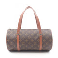 Louis Vuitton Brown Monogram Coated Canvas Leather Handbag