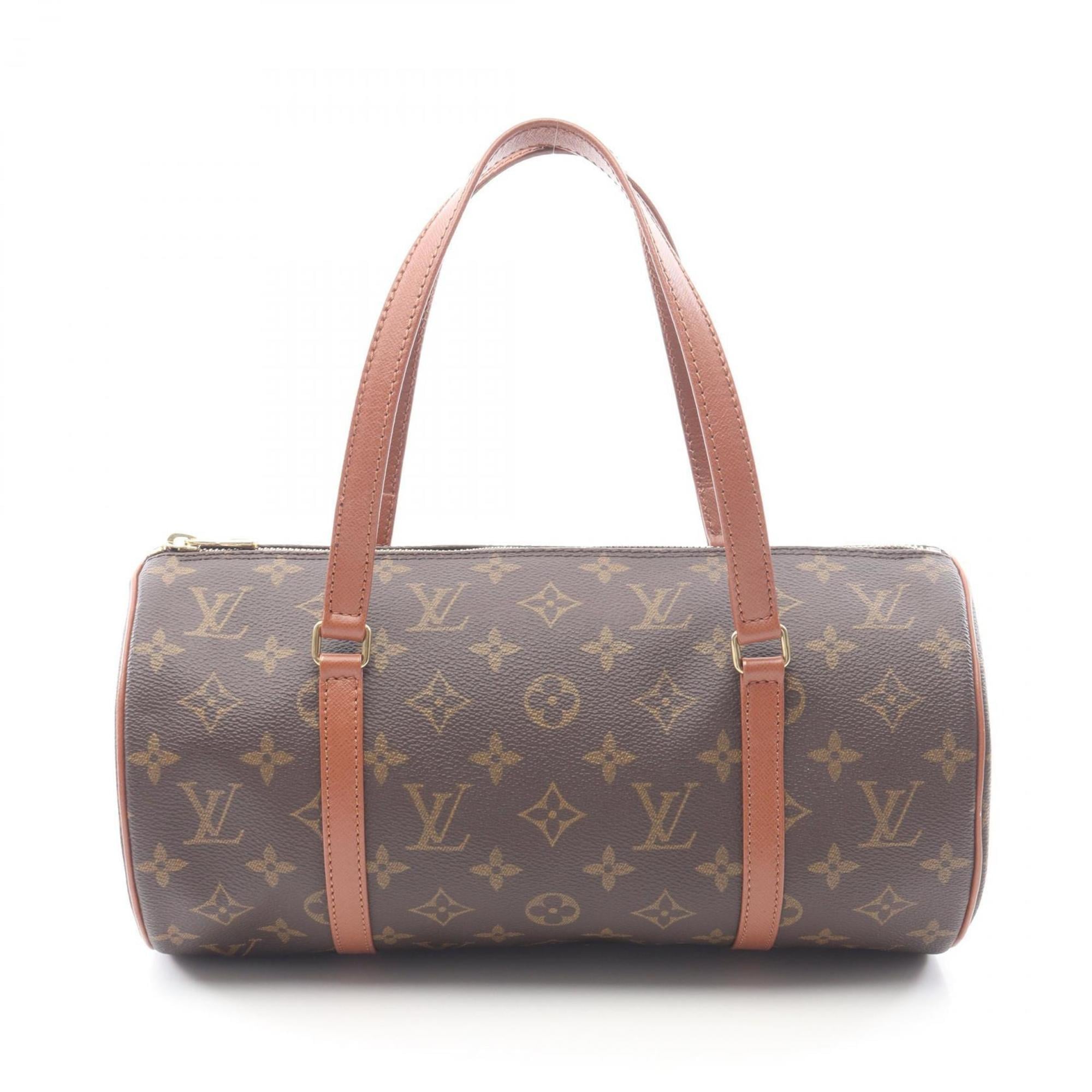 Louis Vuitton Brown Monogram Coated Canvas Leather Handbag