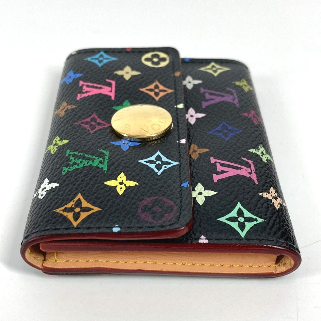 Louis Vuitton Black Noir Monogram Multicolore Coin Purse/Coin Case