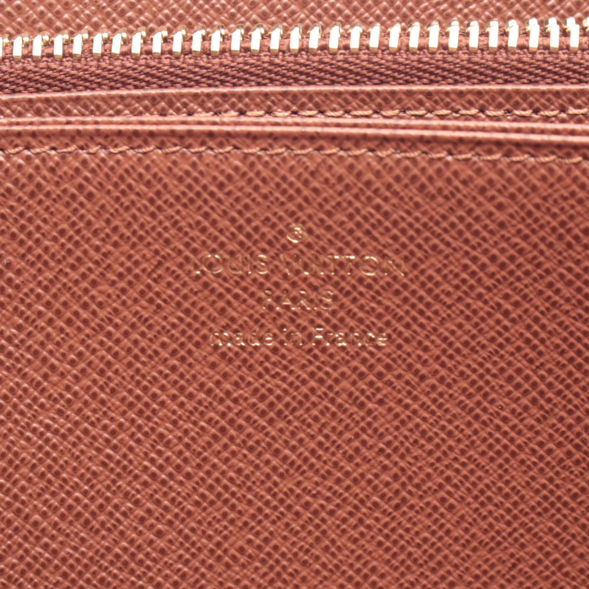 Louis Vuitton Brown Coated Canvas Long Wallet
