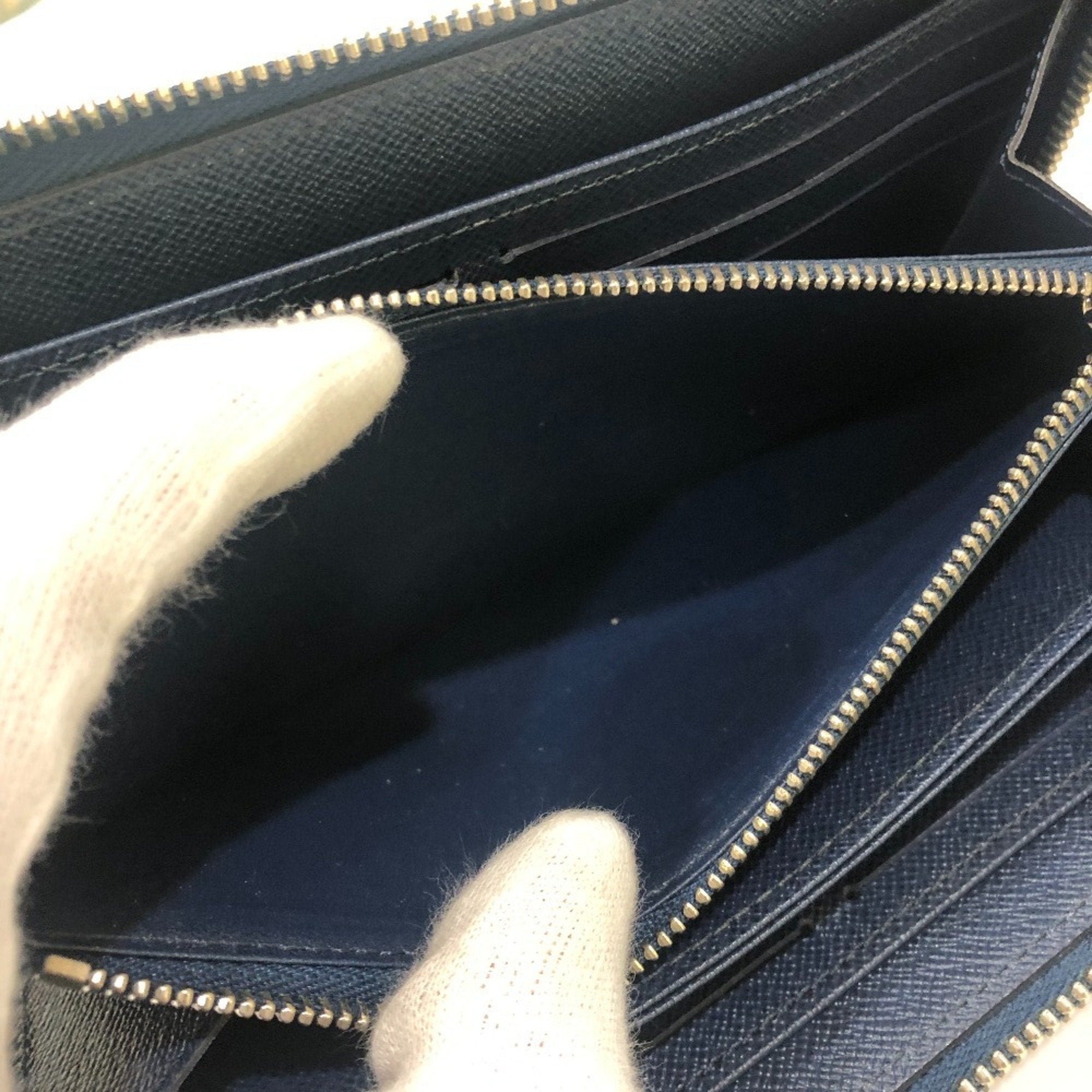 Louis Vuitton Epi Blue Epi Leather Long Wallet