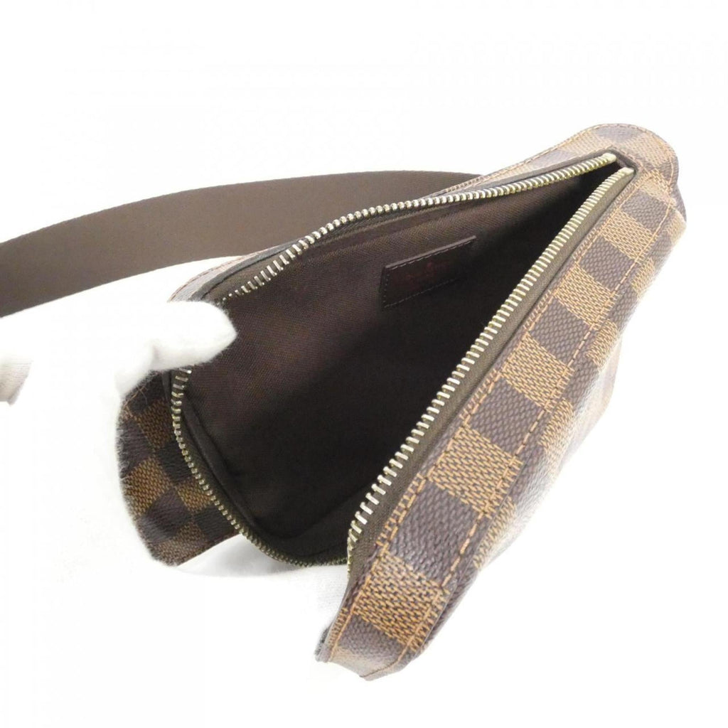 Louis Vuitton Brown Coated Canvas Shoulder Bag