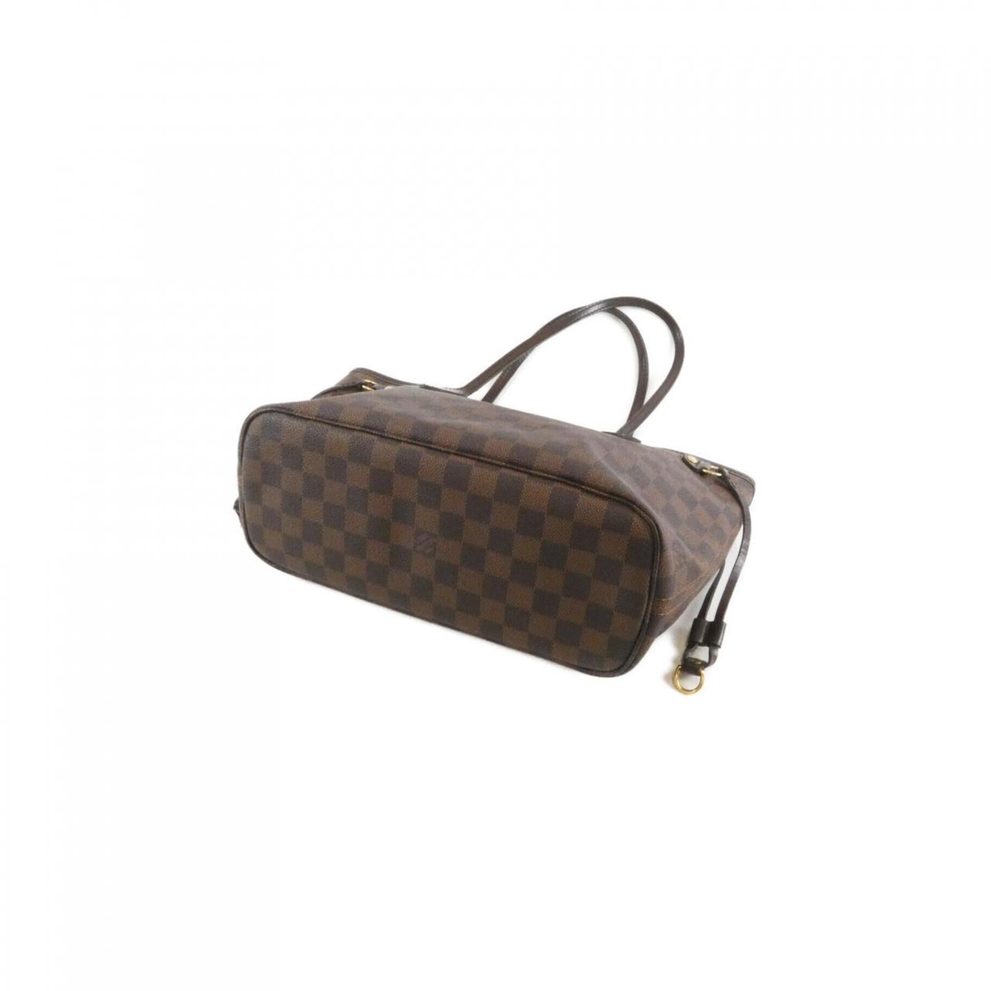 Louis Vuitton Brown Coated Canvas Handbag