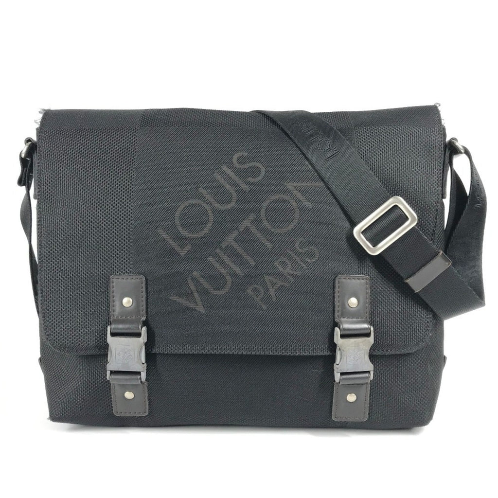 Louis Vuitton Black White Damier Geant Messenger Bag Shoulder Bag