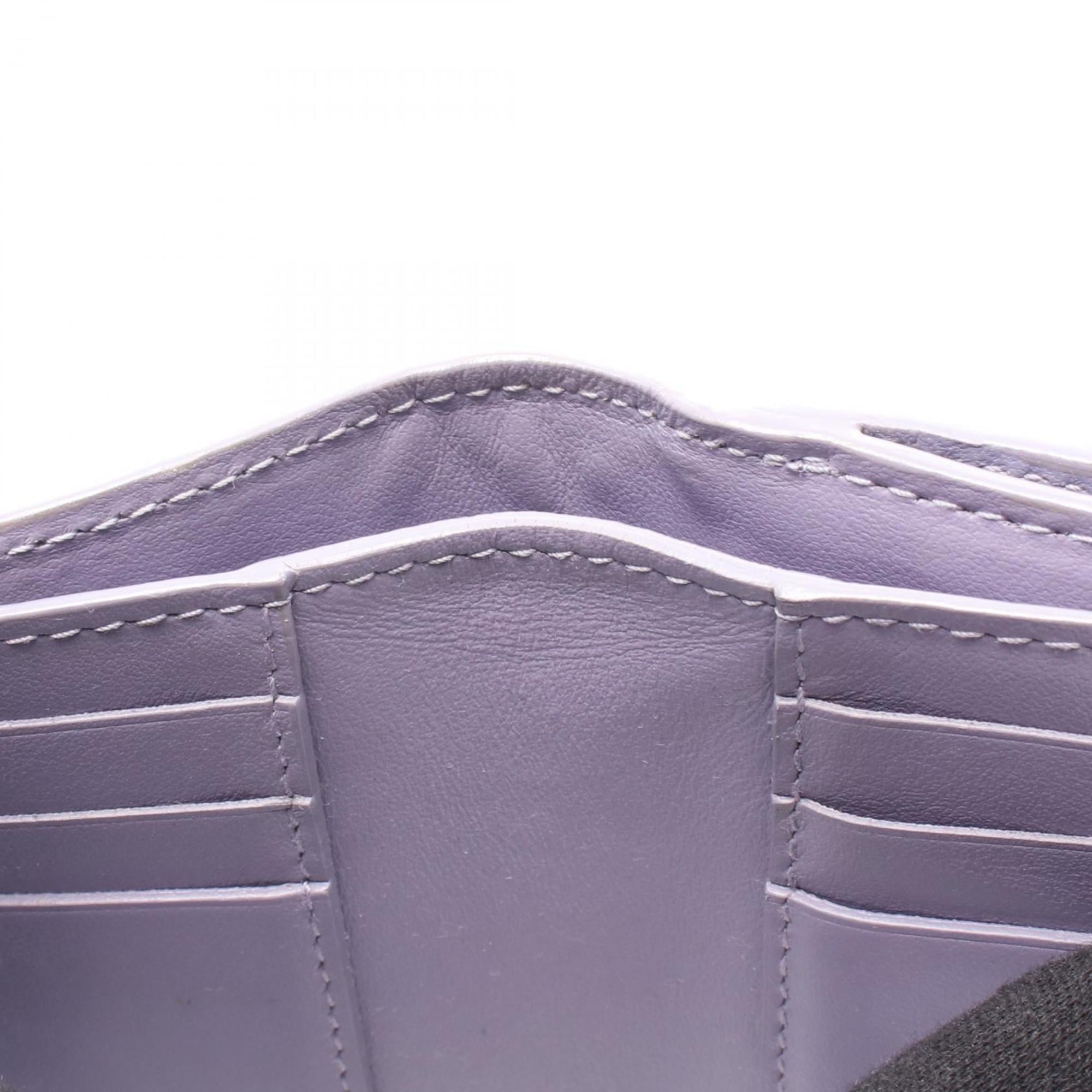 Bottega Veneta Purple Leather Wallet (Bi-Fold)