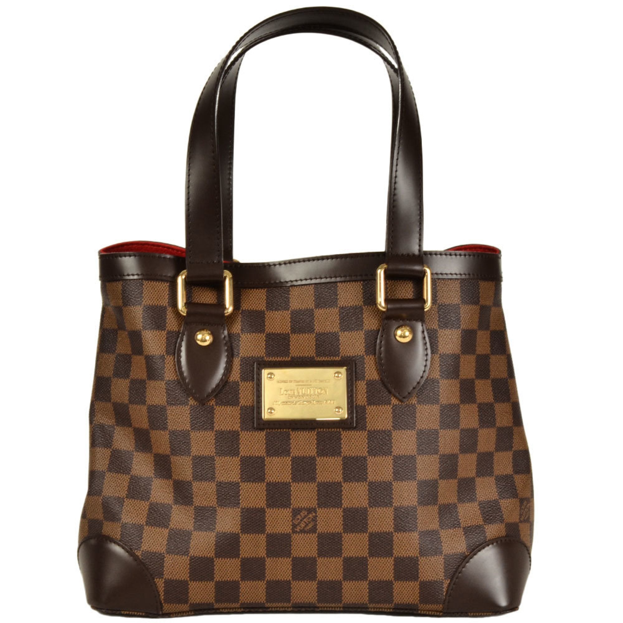 Louis Vuitton Damier Canvas Ebene Damier Canvas Handbag Tote Bag