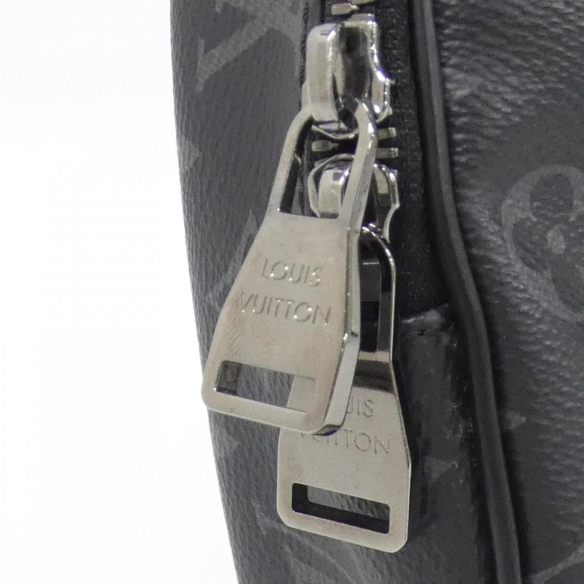 Louis Vuitton Black Coated Canvas Shoulder Bag