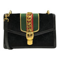 Gucci Black Leather Shoulder Bag (Pre-Owned)