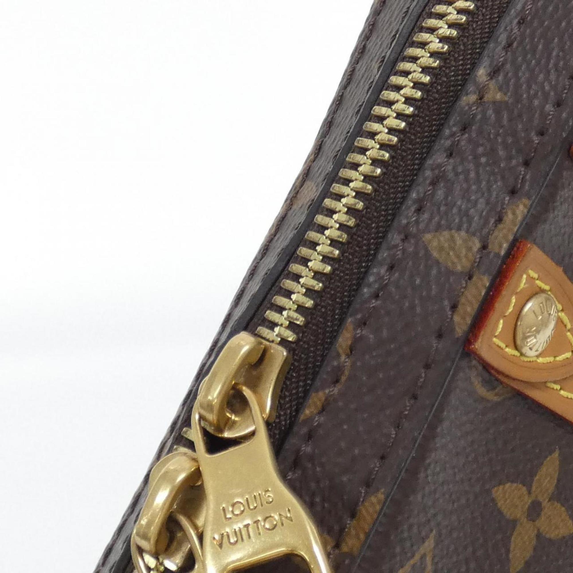 Louis Vuitton Monogram Marron Coated Canvas Shoulder Bag