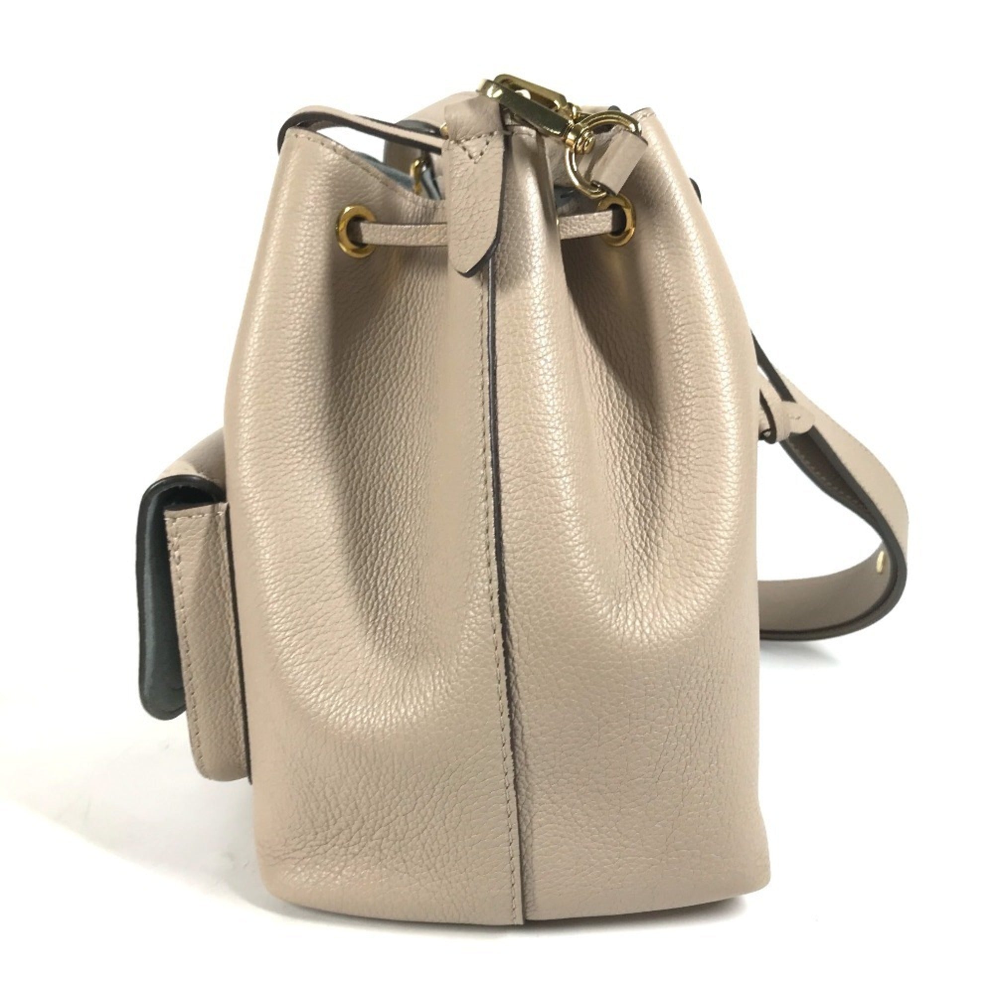 Louis Vuitton Beige Sand Leather Handbag Shoulder Bag