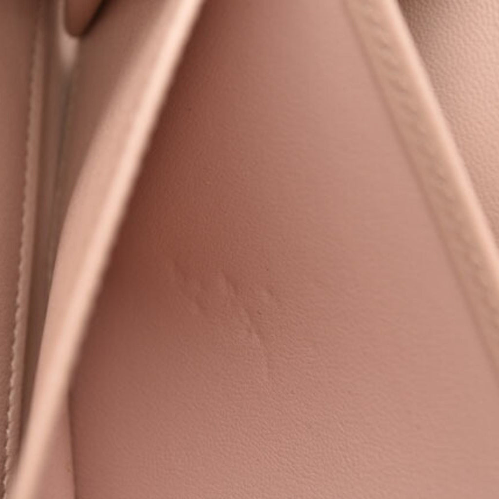Louis Vuitton Magnolia Pink Leather Long Wallet