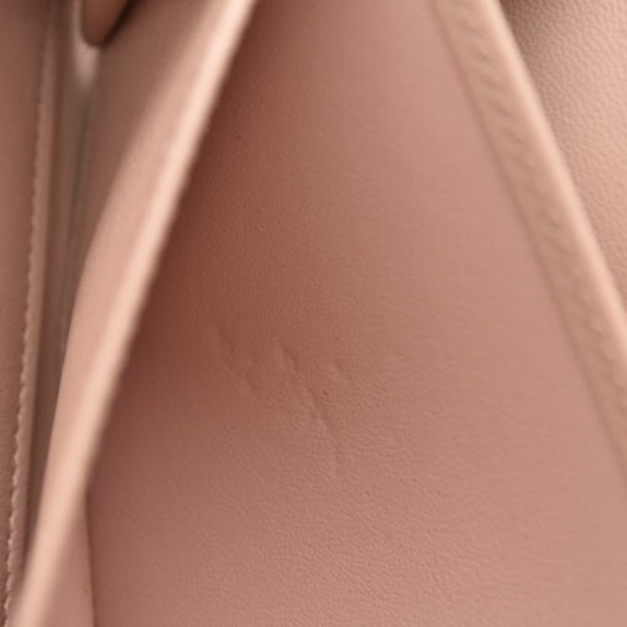 Louis Vuitton Magnolia Pink Leather Long Wallet