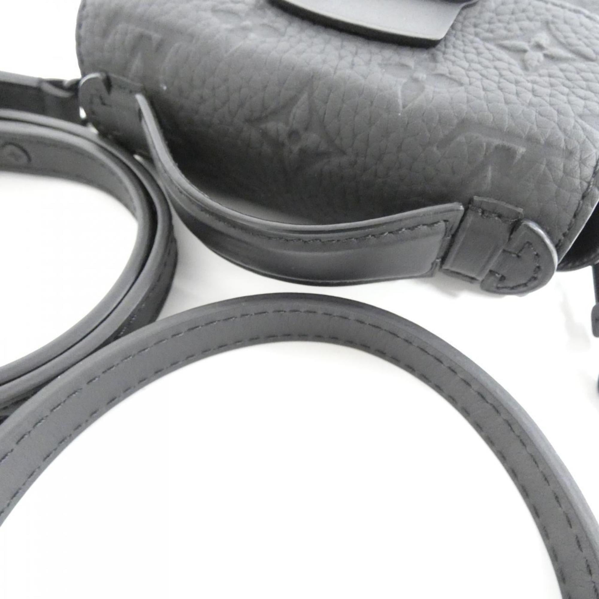 Louis Vuitton Taurillon Black Leather Shoulder Bag