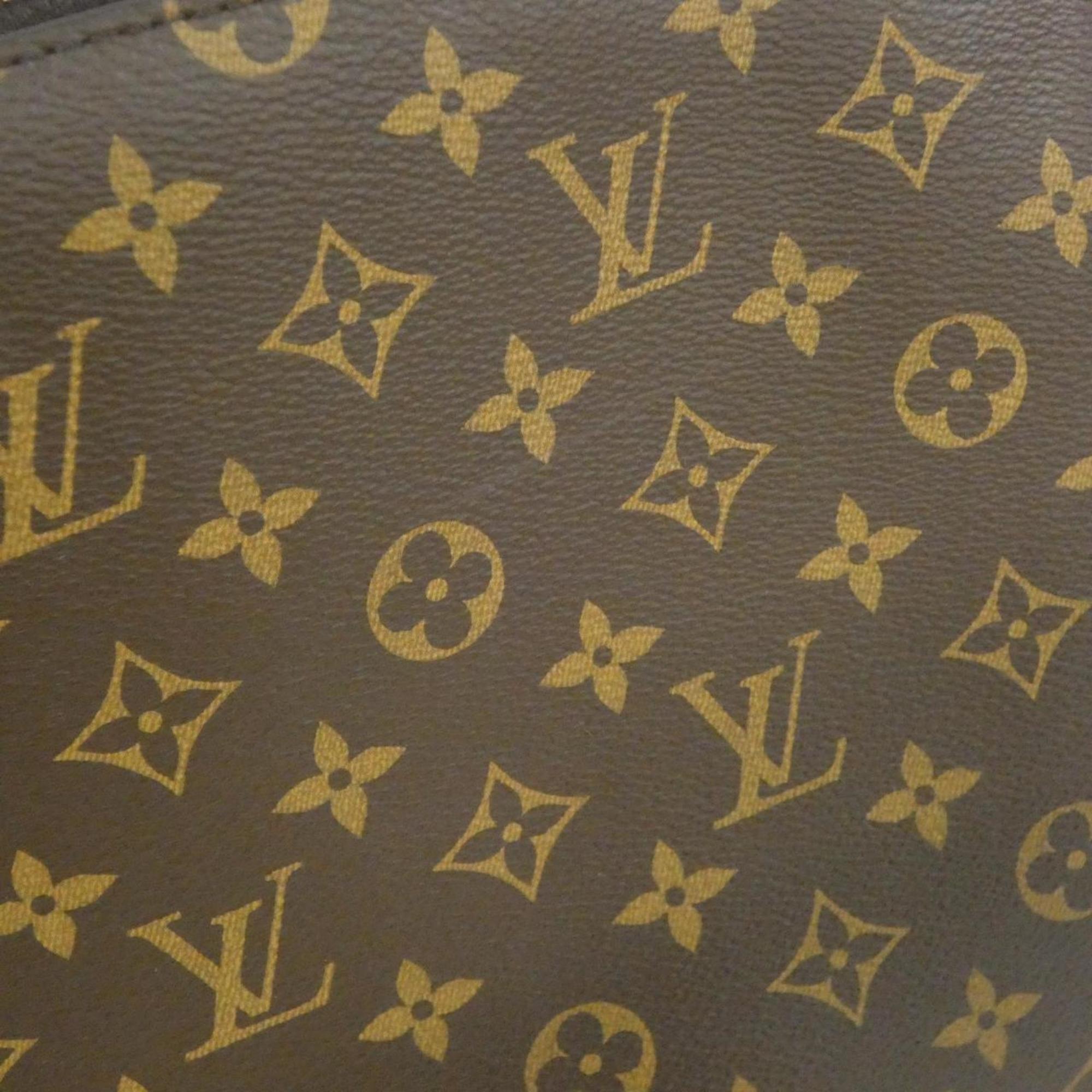 Louis Vuitton Marron Coated Canvas Handbag