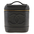Chanel Caviar Skin Black Caviar Leather Handbag