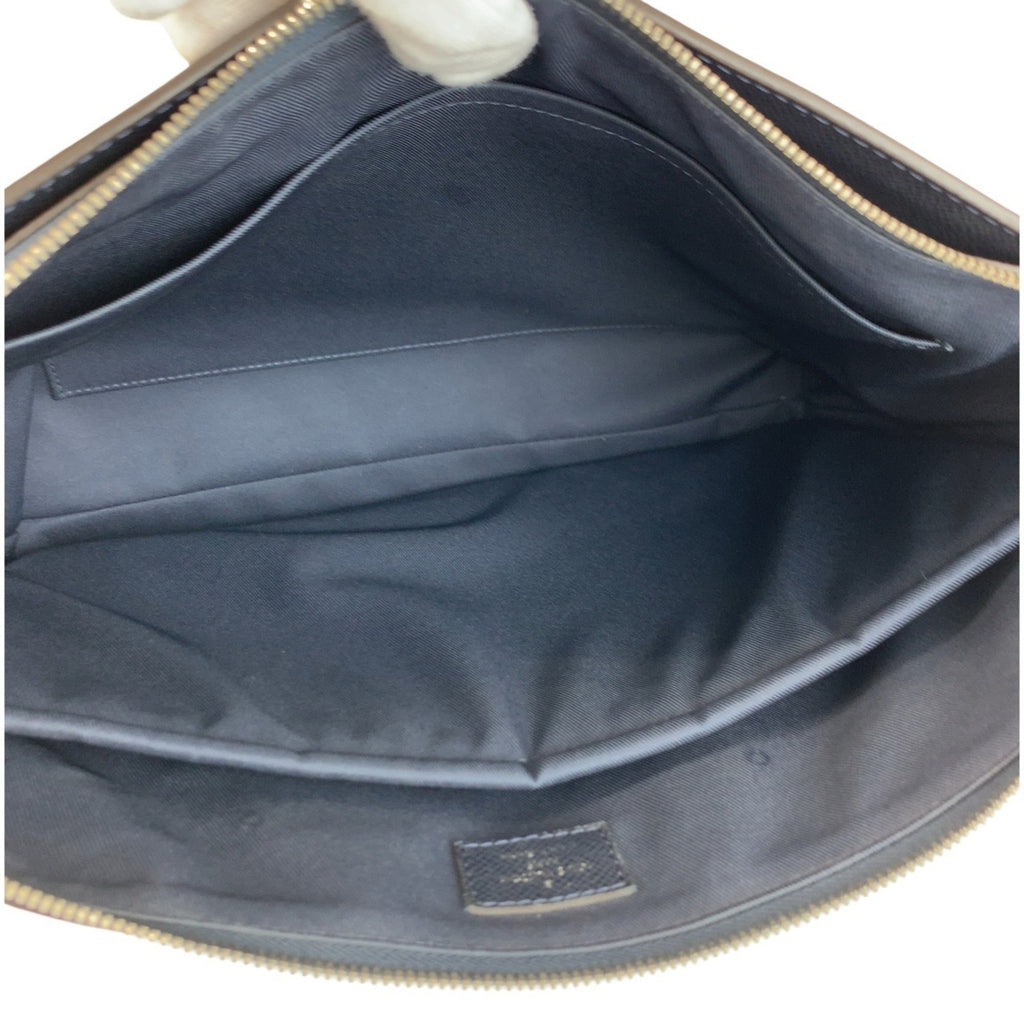 Louis Vuitton Navy Ocean Taiga Leather Briefcase
