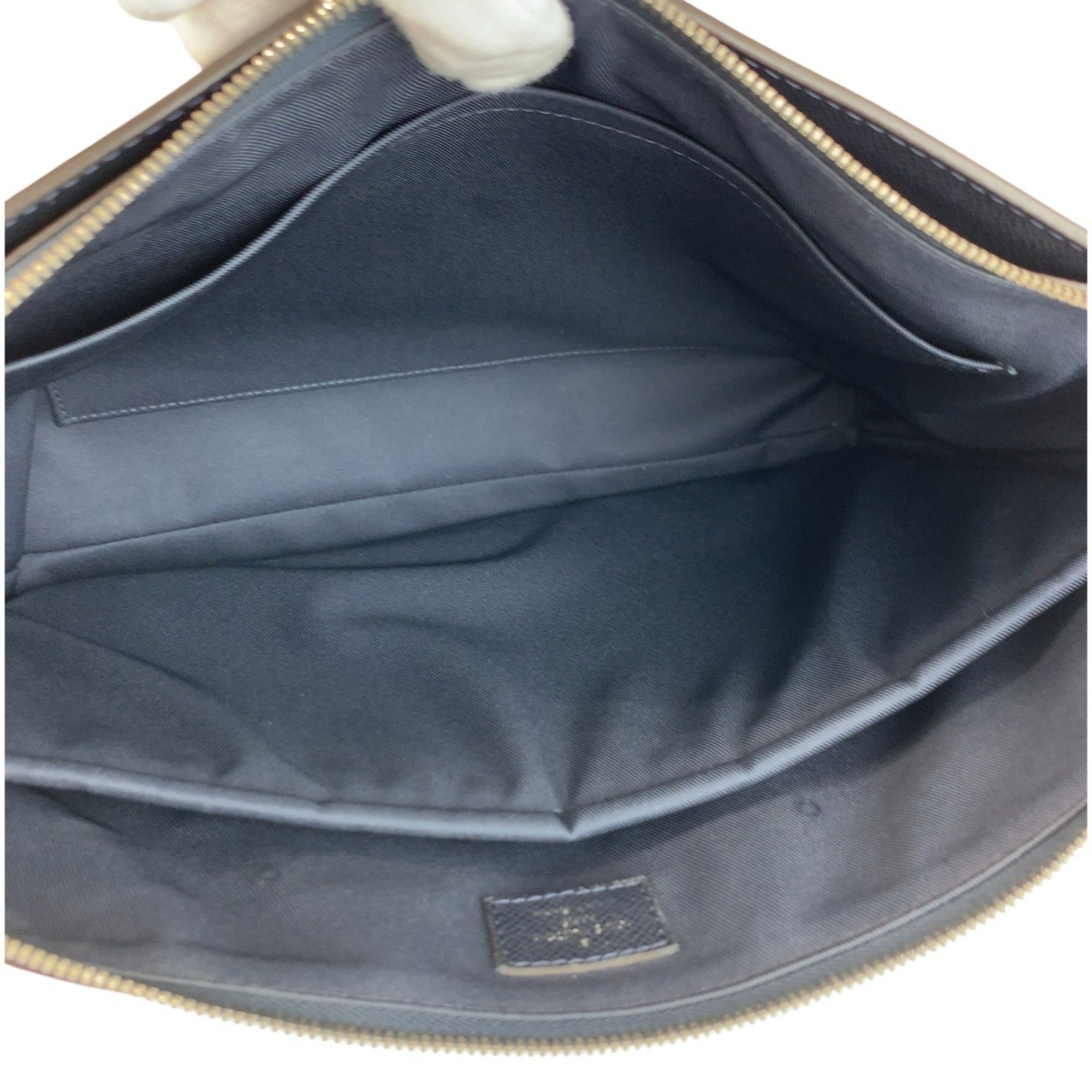 Louis Vuitton Navy Ocean Taiga Leather Briefcase
