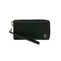 Louis Vuitton Black Leather Long Wallet