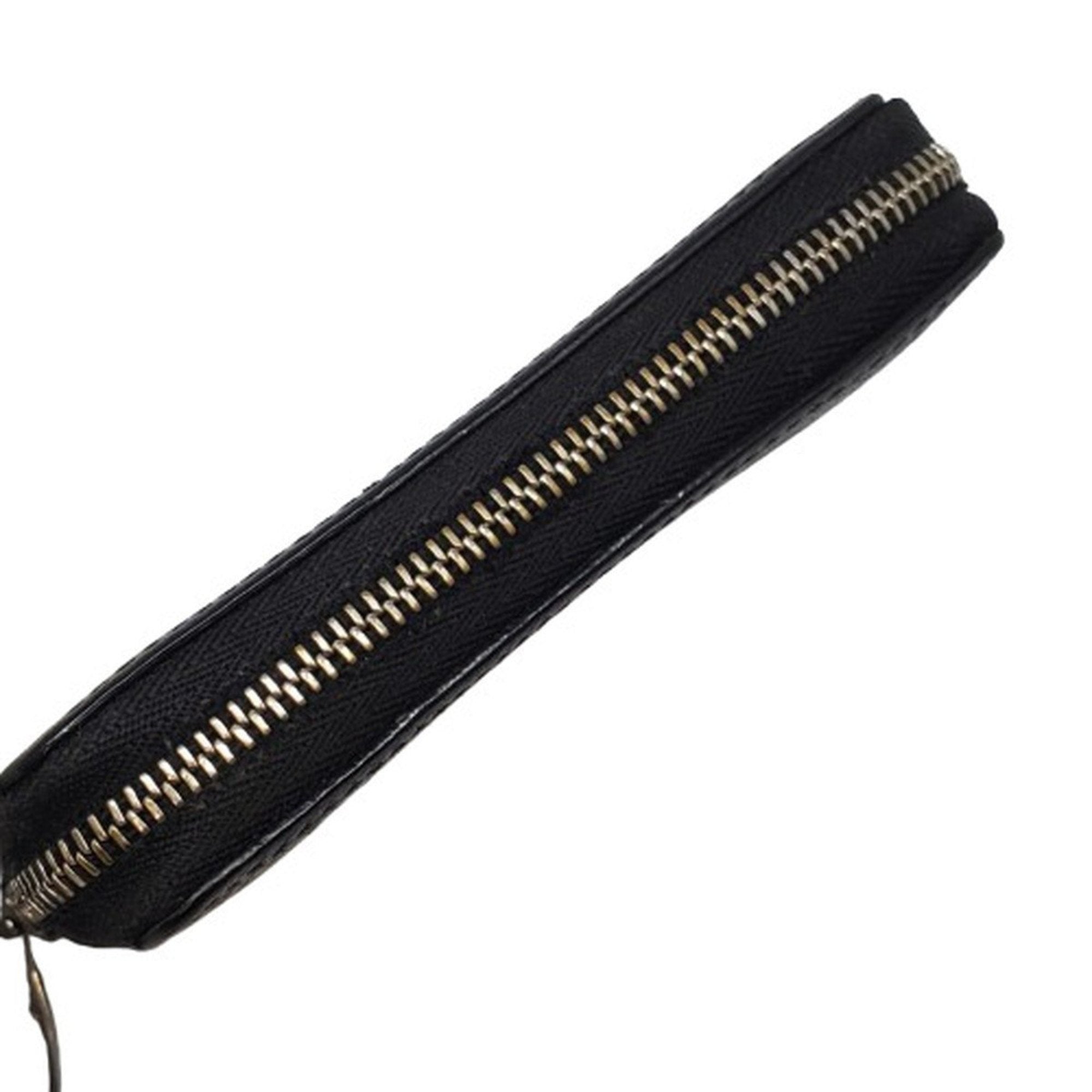 Louis Vuitton Taiga Black Taiga Leather Coin Purse/Coin Case