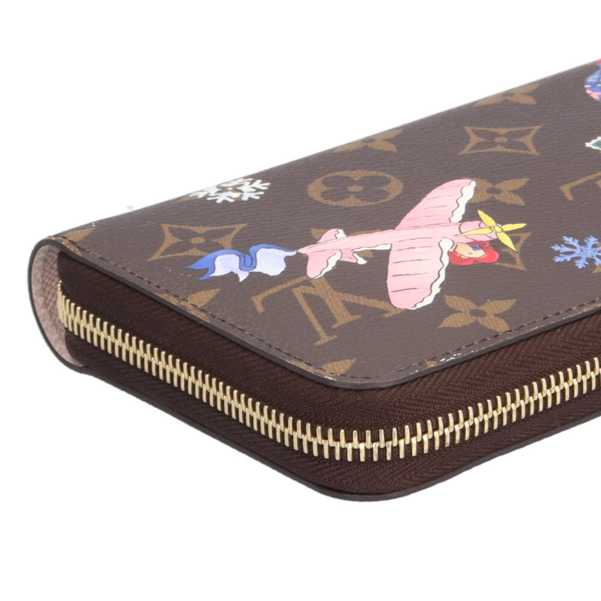 Louis Vuitton Brown Multi-Color Monogram Canvas Long Wallet
