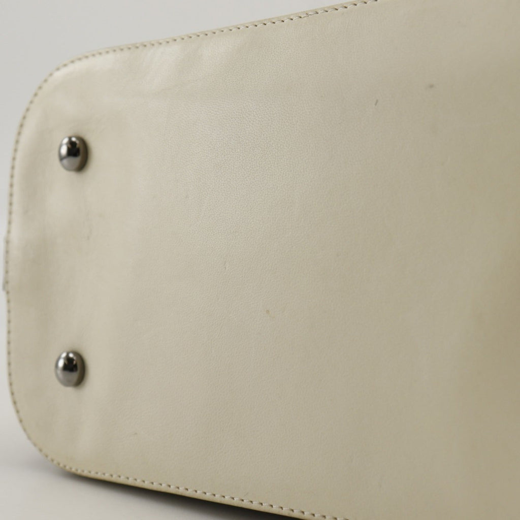 Chanel Ivory Leather Tote Bag