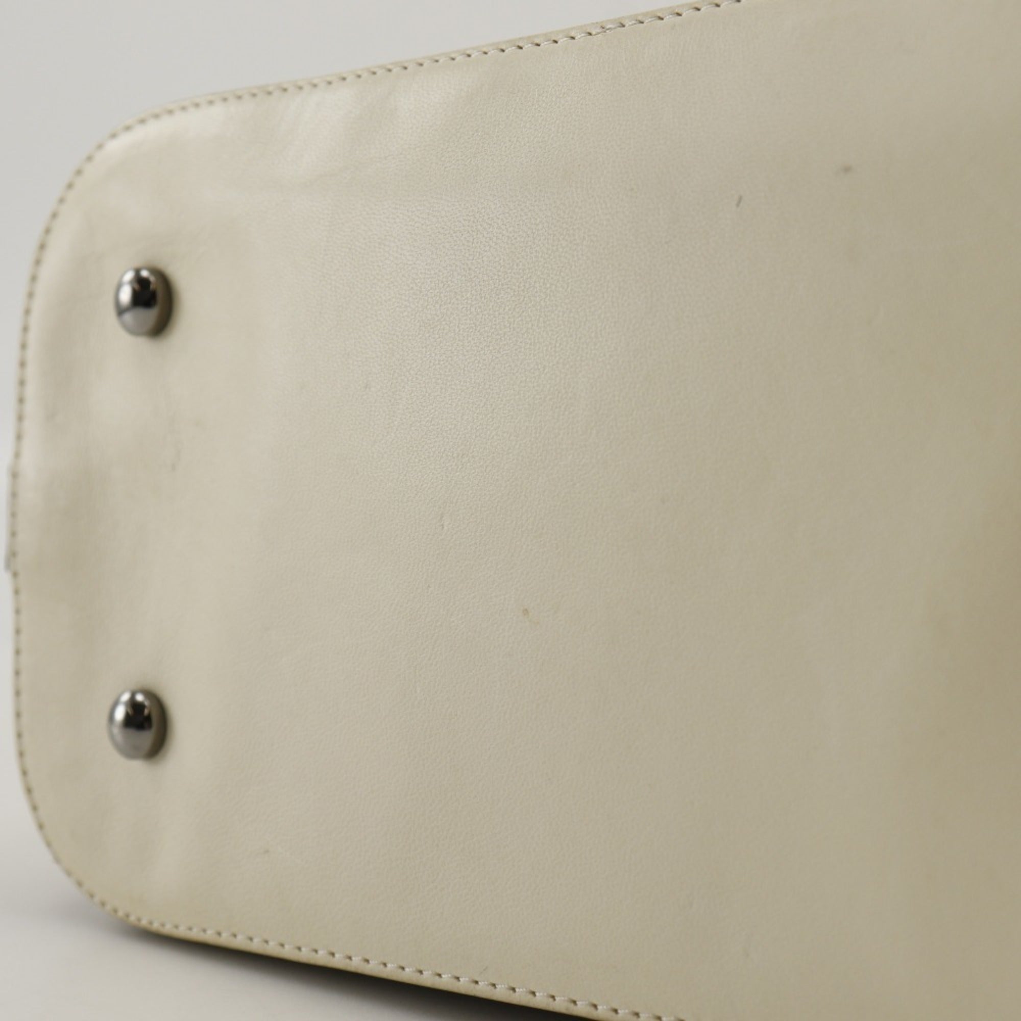 Chanel Ivory Leather Tote Bag