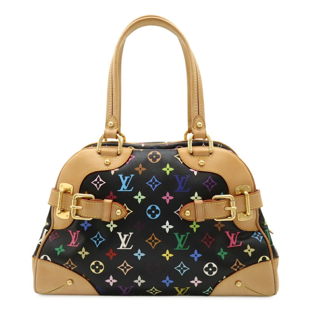 Louis Vuitton Black Multi-Color Noir Pvc Handbag Shoulder Bag